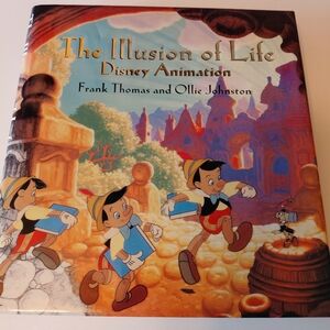 The Illusion of Life Disney Animation HB 1981 VTG Frank Thomas Ollie Johnston